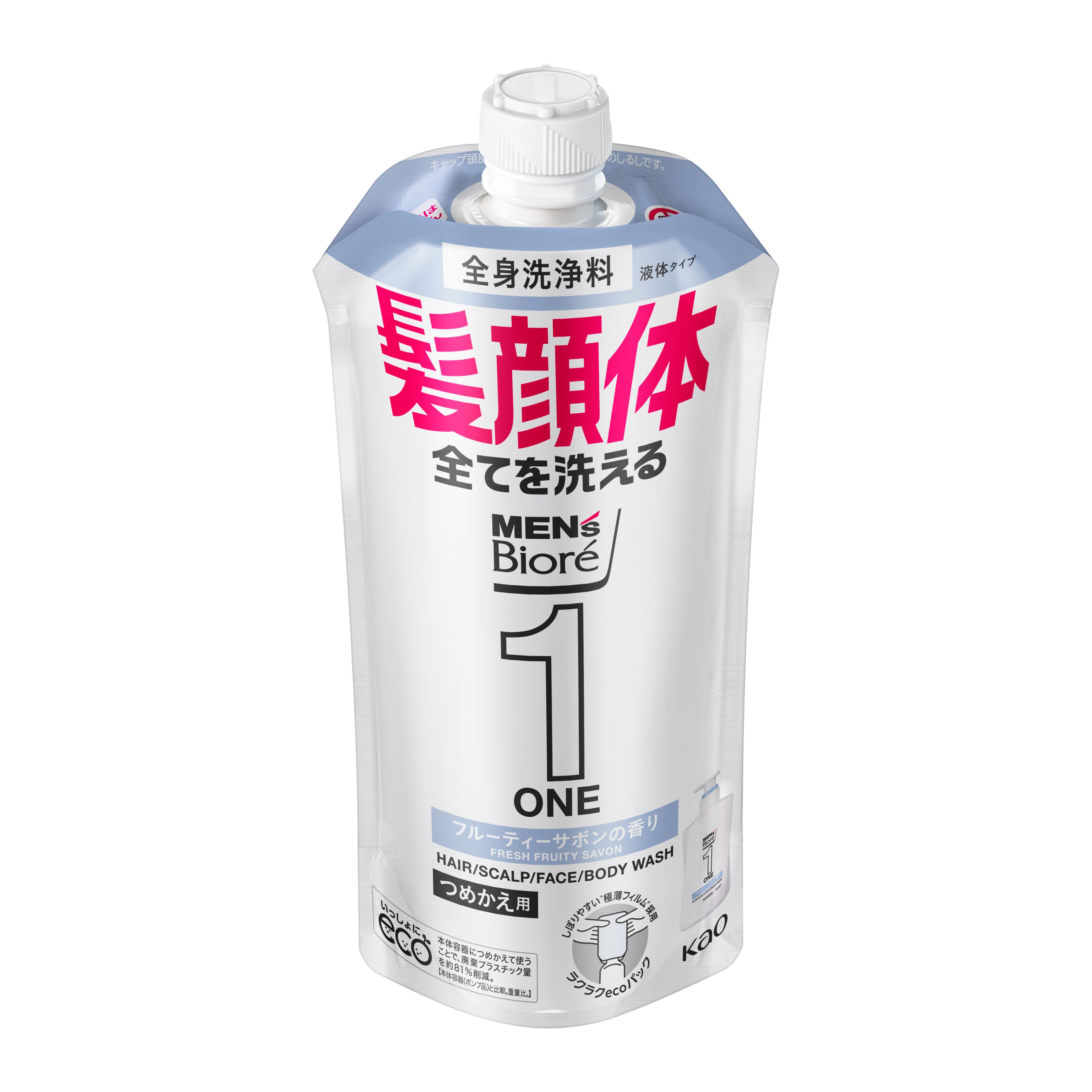 花王 MEN's Biore ONE 全身洗净乳 图4